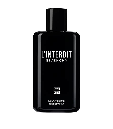 givenchy l'interdit body milk|Givenchy L'Interdit The Body Milk .